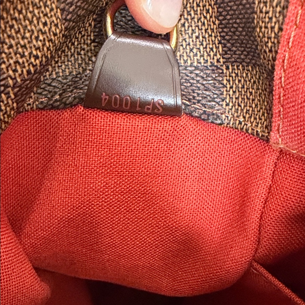 Louis Vuitton Brown Checkered Messenger Bag - Picture 5 of 6
